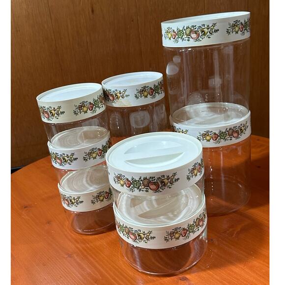 Vintage Spice of Life Canisters - Set of 8 - Picture 1 of 8